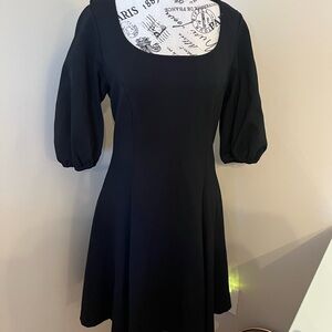 Kate Spade Classic Black Long Sleeve Dress